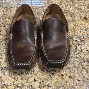 Steve Madden Novo Dark Brown Leather Loafers 9.5